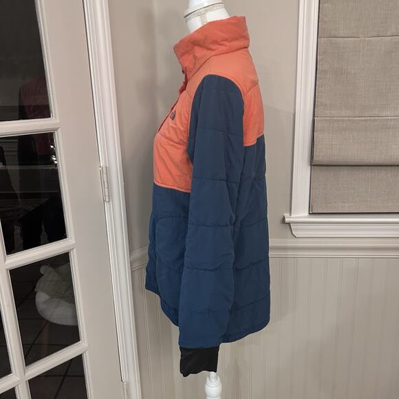The North Face Mountain Sweatshirt Pullover, Spiced Coral Multi, womens sz M - Picture 6 of 12
